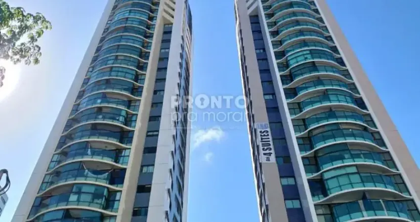 Apartamento alto padrão com 4 suites, e lazer completo, apartamento esta todo mobiliado e pronto pra morar !