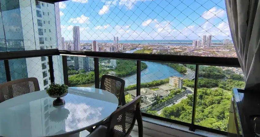 Apartamento mobiliado 4 quartos edf. jardins da ilha - ilha do retiro-recife-pe
