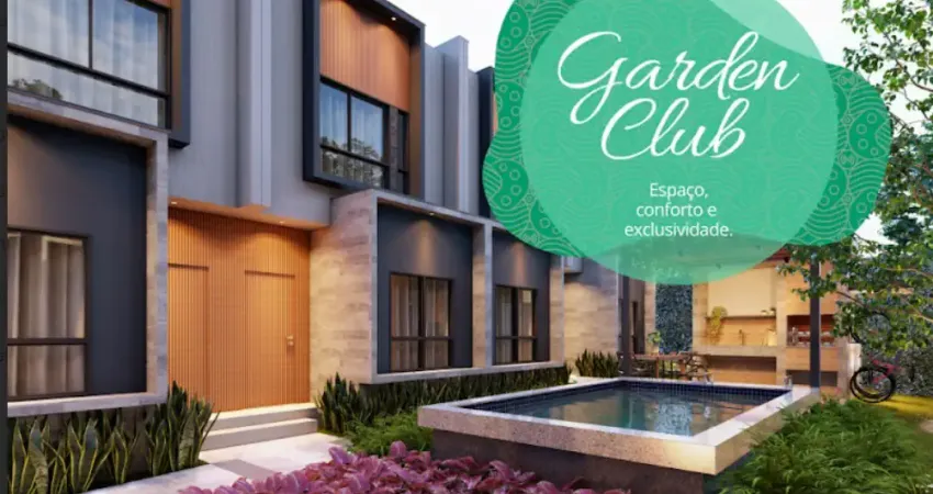 Garden clube: um condomínio de casas residenciais de alto padrão! 3 quartos com 2 suíte  na caxangá