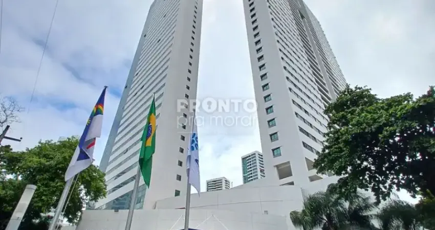 Excelente apartamento mobiliado localizado no bairro de boa viagem, com 53,61m² de área útil.