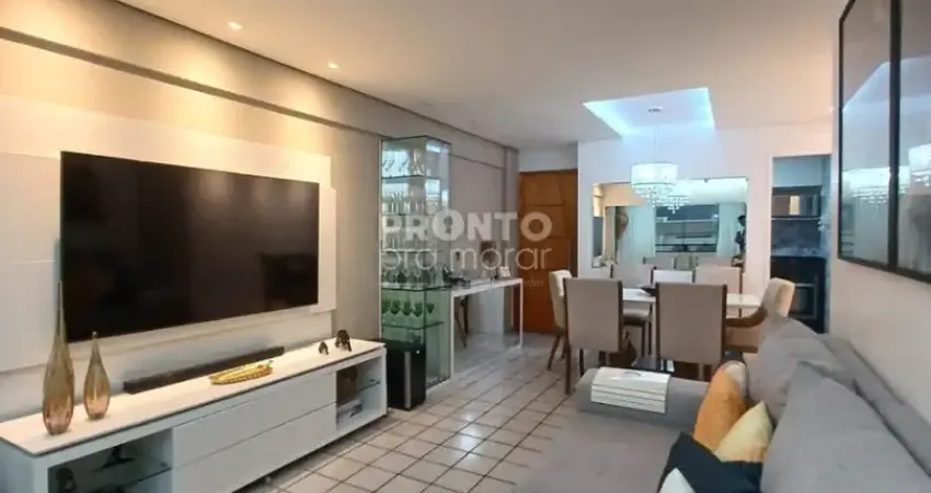 Excelente apartamento com 88,20m² de área privativa, localizado no bairro de candeias.