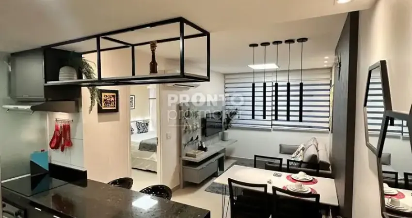 Excelente flat porteira fechada localizado em boa viagem, com 40m² de área útil.