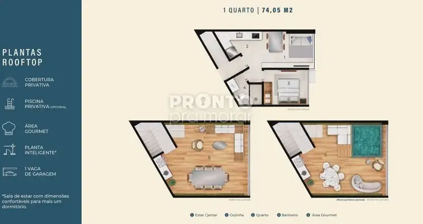 Vendo apartamento com rooftop na praia dos carneiros no mar carneiros ecoliving