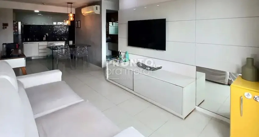 Excelente apartamento mobiliado localizado no bairro de boa viagem, com 53,61m² de área útil.