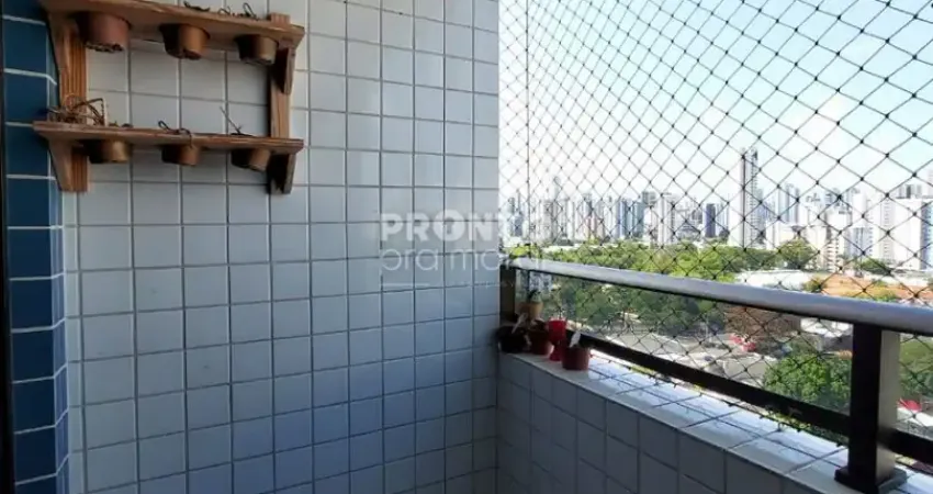Viva em boa viagem em um apartamento de 64m² com piscina, salão de festas e vaga