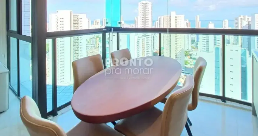 Alto padrão em boa viagem: 4 suítes, varanda gourmet e 2 vagas