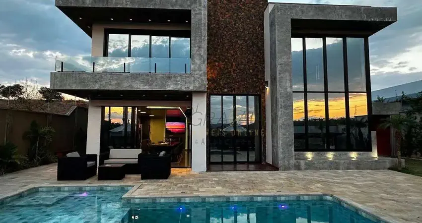 Casa com 3 suítes à venda, 330 m² por r$ 1.900.000 - vila adelaide - varginha/mg