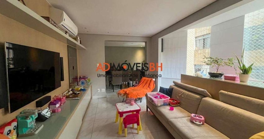 Apartamento com área de 140m², 04 quartos, 01 suíte, 02 vagas, no Santo Agostinho