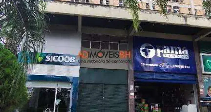 Loja comercial toda reformada com 81m², sobreloja de 30m², 03 banheiros, depósito, frente para Av. Cristiano Machado, no Cidade Nova