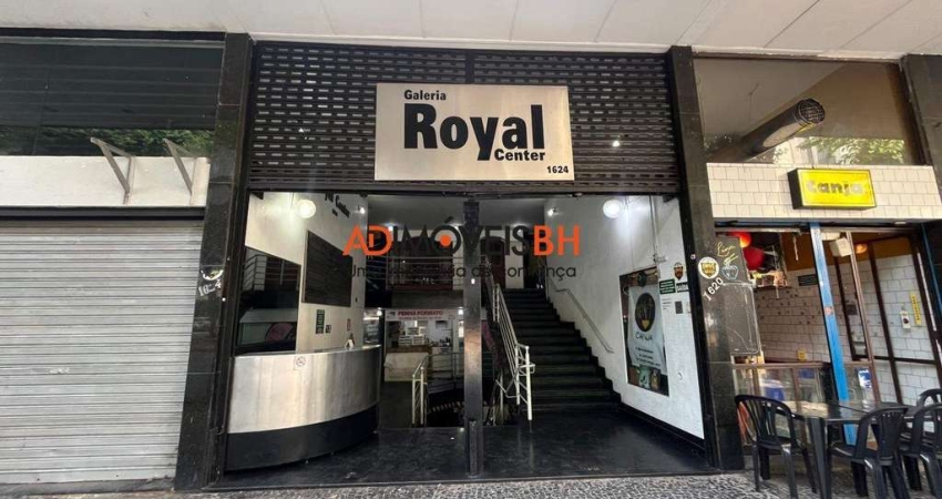Loja com 24m², 01 banheiro, na Galeria Royal Center na Savassi