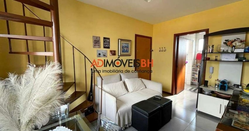 Cobertura com área total de 109m², 03 quartos, 02 suítes, 02 vagas, no Padre Eustáquio