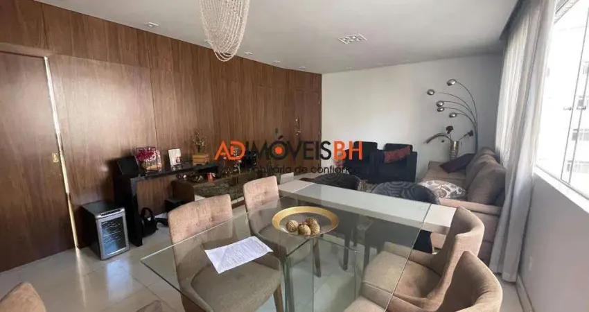 Apartamento com área de 110m², 03 quartos, 01 suíte, 02 vagas de garagem, no Lourdes