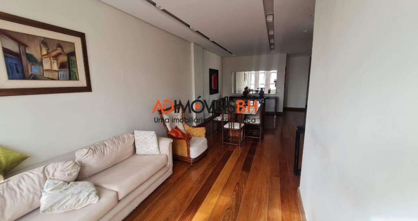 Cobertura duplex com área de 306m², 04 quartos, 03 vagas de garagem, na Savassi