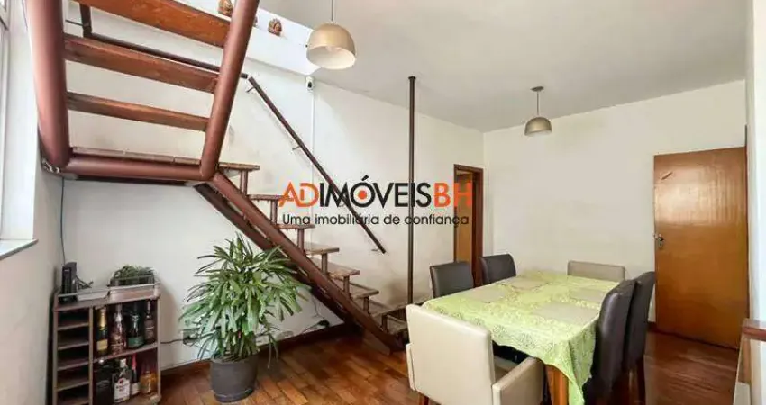 Apto cobertura à venda, 4 quartos, 2 suítes, 2 vagas, palmares - belo horizonte/mg