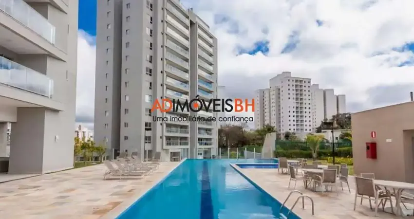 Apartamento com área de 75m², 03 quartos, 01 suíte, 02 vagas, prédio com lazer, na serra