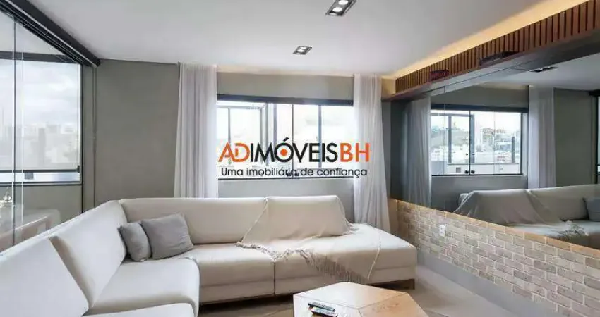 Apto cobertura à venda, 2 quartos, 1 suíte, 2 vagas, estoril - belo horizonte/mg