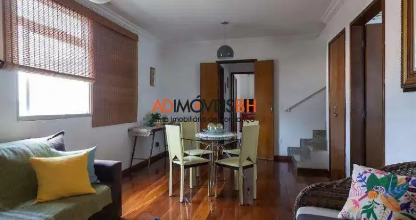 Apto cobertura à venda, 2 quartos, 1 suíte, 2 vagas, buritis - belo horizonte/mg