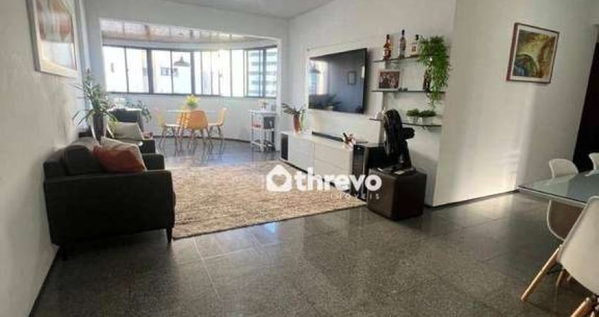 Apartamento com 3 dormitórios para alugar, 160 m² por R$ 3.500/mês - Papicu - Fortaleza/CE
