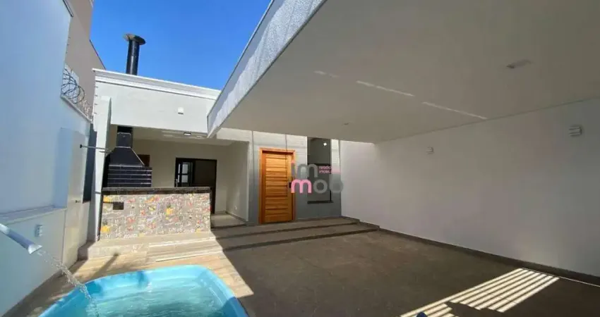 Casa com 3 dormitórios à venda, 128 m² por R$ 640.000,00 - Residencial Nova Água Branca II - Piracicaba/SP