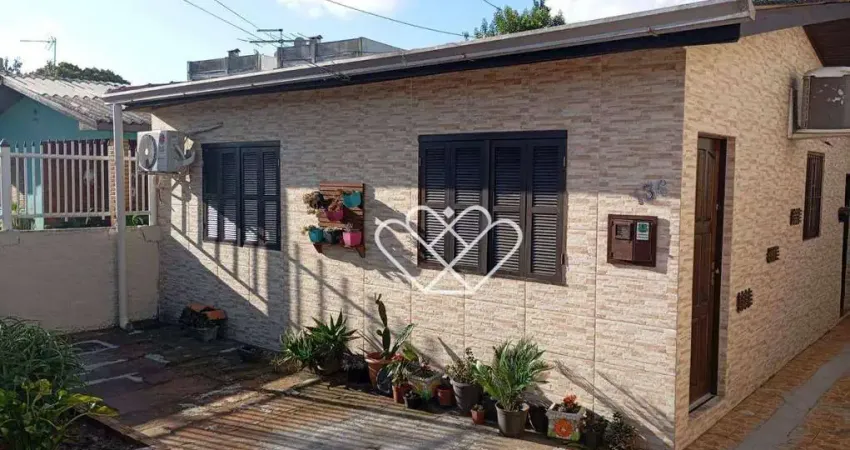 Casa com 2 dormitórios para alugar, 60 m² - monte belo - gravataí/rs