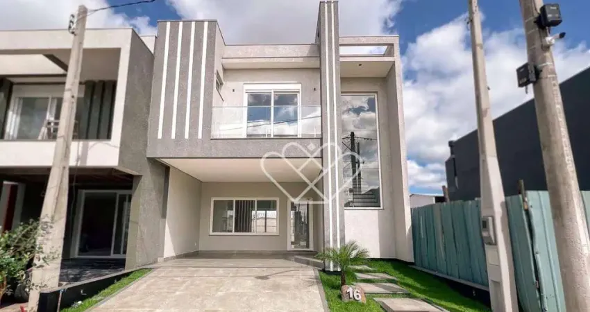 Sobrado Novo e Amplo com 173m² em Condomínio Fechado: Conforto e Lazer para Sua Família