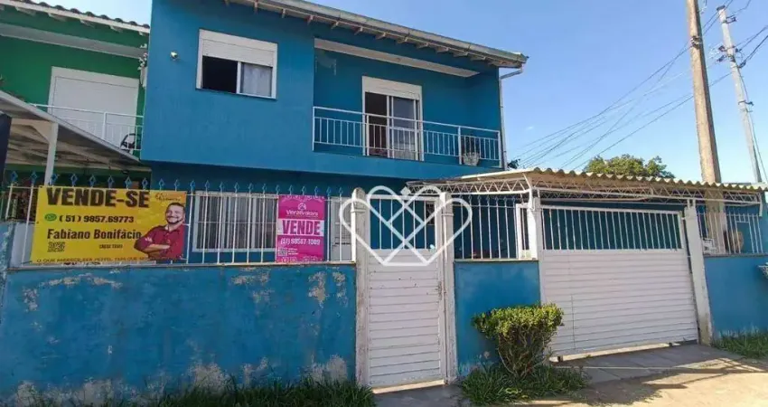 Casa com 2 quartos e churrasqueira no bairro santa fé, gravataí - o seu novo lar espera por você