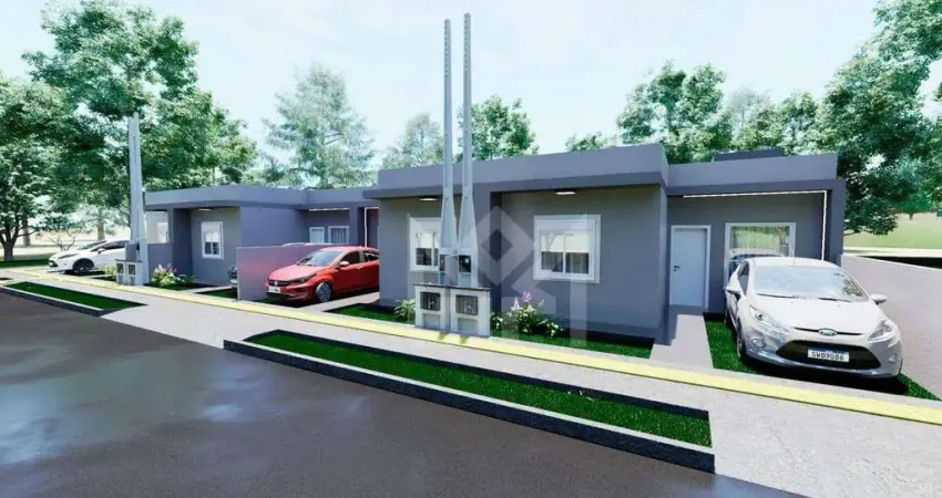 Casa no bairro parque dos anjos em gravataí com 2 quartos e 1 banheiro