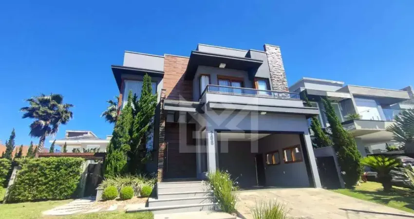 Casa mobiliada com piscina e 4 vagas no alphaville em gravataí