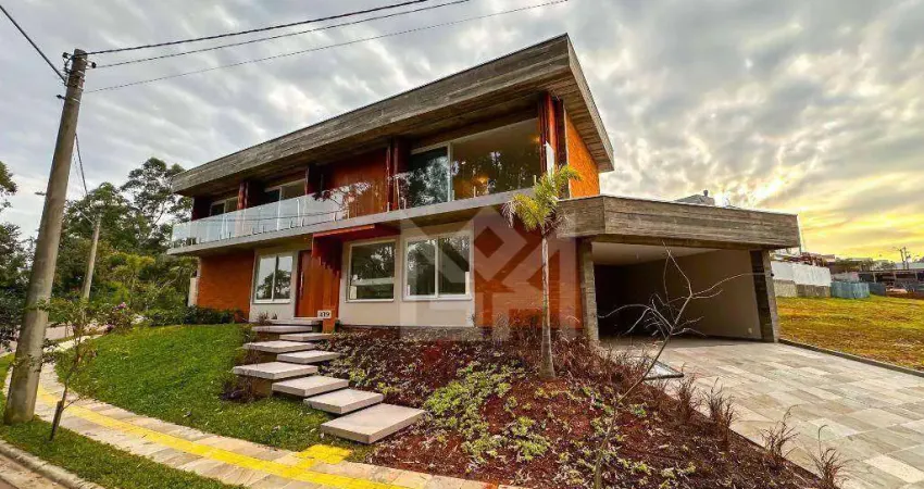 Casa de alto padrão à venda com ampla área no cyrela landscape em gravataí