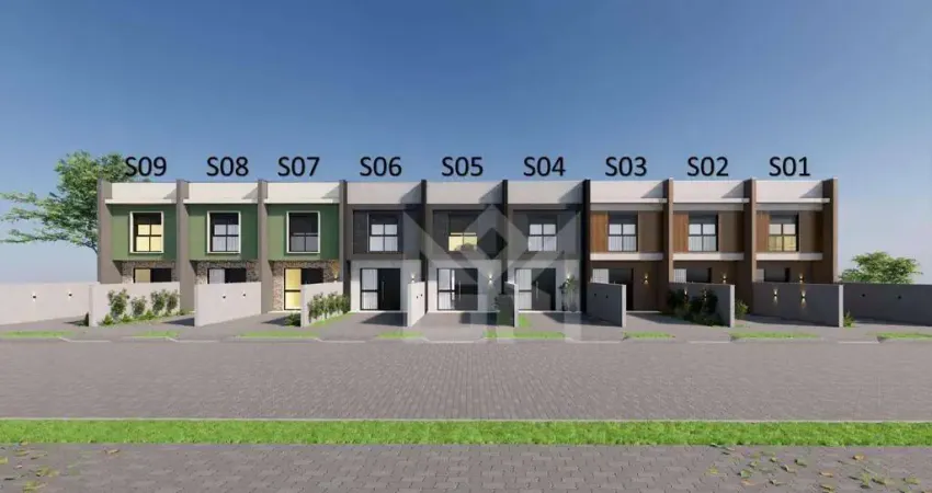 Casa à venda em construção com boa área no bairro dom feliciano em gravataí