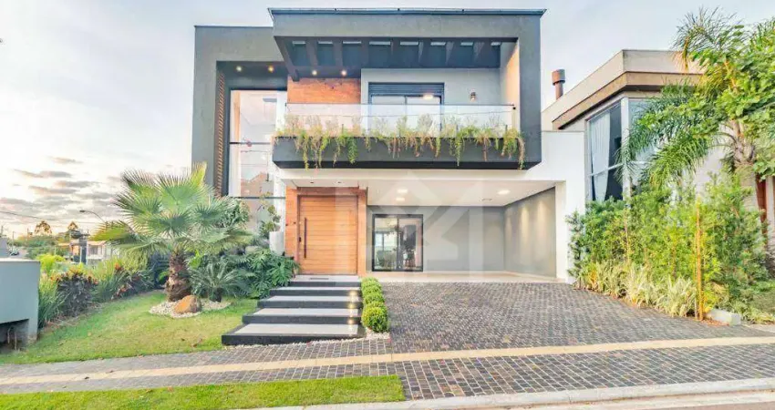 Casa de alto padrão no cyrela landscape com ampla área e estrutura completa