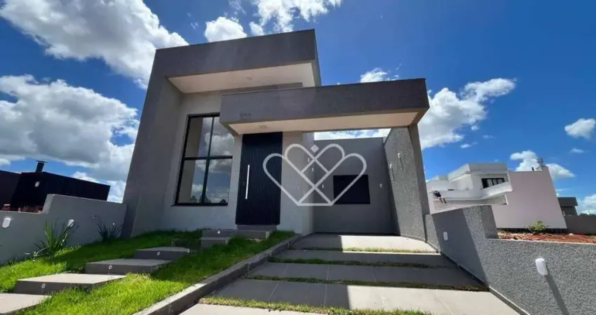 Casa à venda em Gravataí com 3 quartos, suíte e sala com pé-direito duplo