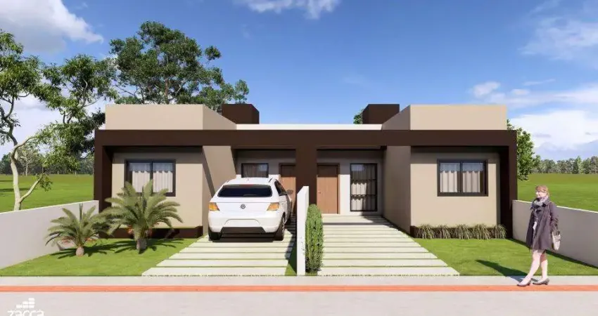 Casa para venda em balneário gaivota, jardim ultramar, 2 dormitórios, 1 banheiro, 1 vaga