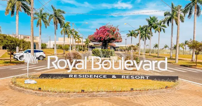 Condomínio royal boulevard - terreno em condomínio royal boulevard 500 m²