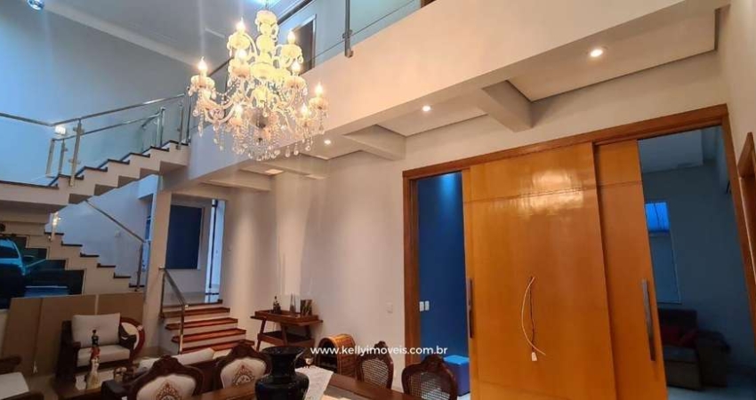 Casa em Condomínio para Locação em Presidente Prudente, Condomínio Damha II, 4 dormitórios, 4 suítes, 5 banheiros, 2 vagas