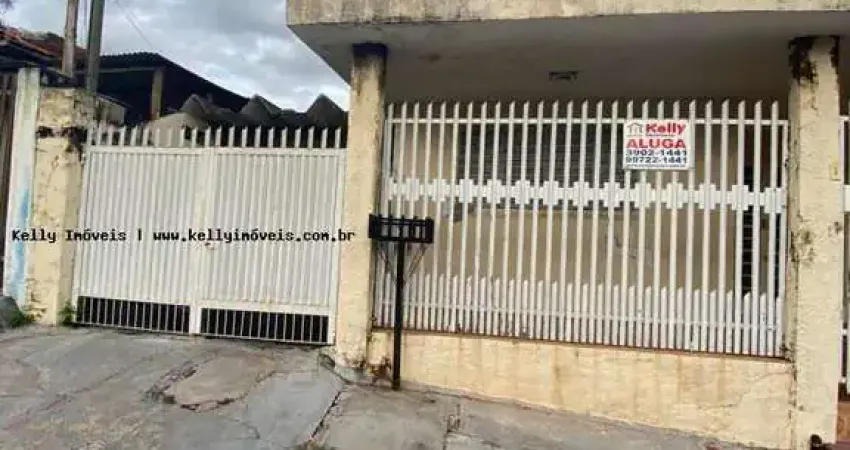 Casa para Locação em Presidente Prudente, Vila Tazitsu, 3 dormitórios, 1 banheiro, 2 vagas