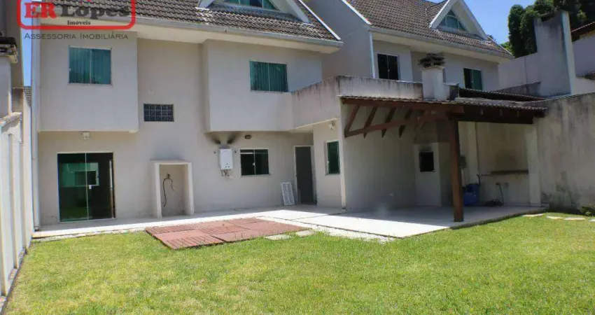 Sobrado com 4 dormitórios, 250 m² - venda por r$ 1.480.000,00 ou aluguel por r$ 5.064,57/mês - santa felicidade - curitiba/pr