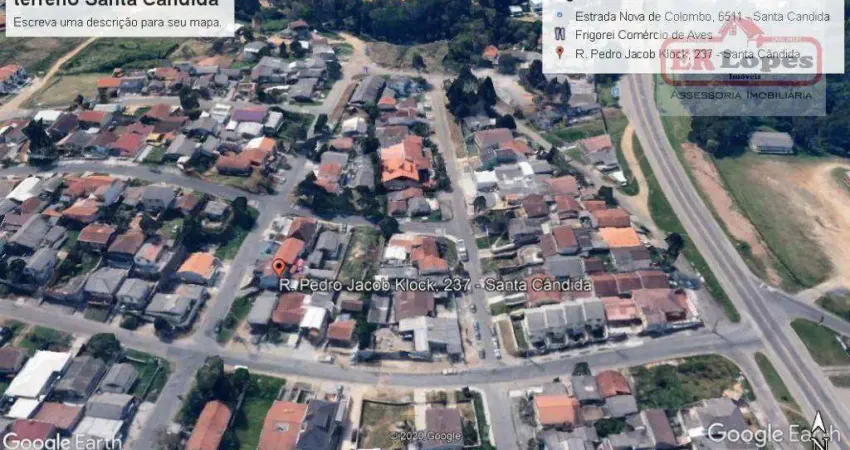 Terreno à venda, 384 m² por R$ 380.000,00 - Santa Cândida - Curitiba/PR