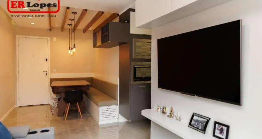 Apartamento garden com 2 dormitórios à venda, 52 m² por r$ 420.000,00 - santa felicidade - curitiba/pr