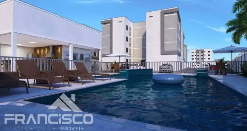 Apartamento à venda em aparecida de goiânia, papillon park, com 2 quartos, 43,00m²