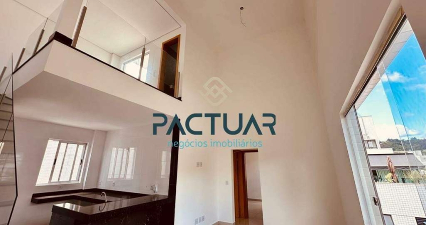 Cobertura à venda, 2 quartos, 2 suítes, 3 vagas, Vila Paris - Belo Horizonte/MG
