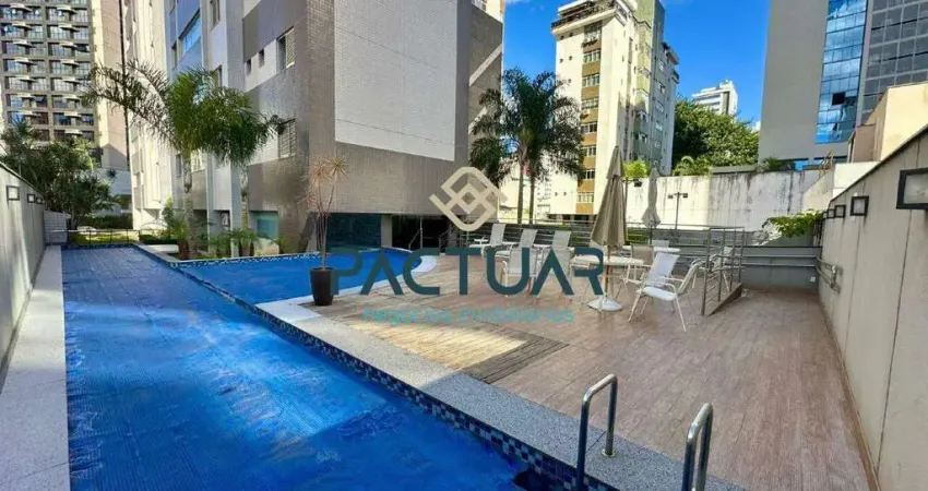 Amplo apartamento com área de lazer no Coração da Savassi