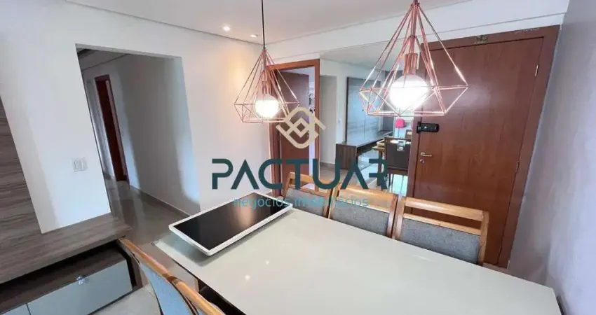 Partamento: 3 quartos, 1 suíte, 3 banheiros, 2 vagas e lazer completo