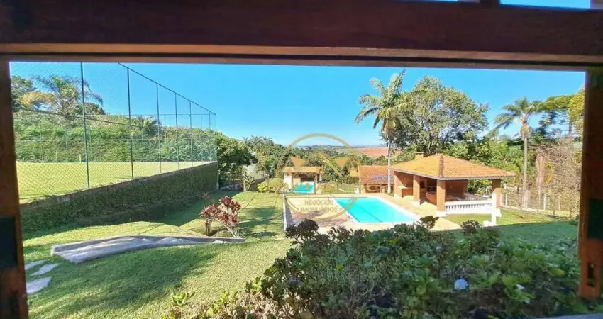 Chácara com 4 dormitórios à venda, 2000 m² por r$ 1.100.000 - capela do barreiro - itatiba/sp