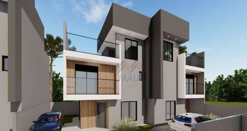 Sobrado com 3 dormitórios à venda, 132 m² por R$ 850.000,00 - Uberaba - Curitiba/PR