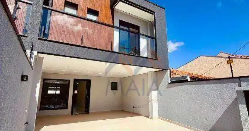 Sobrado Novo | 03 Quartos | Suíte | Amplo quintal - por R$ 1.550.000 - Aristocrata - São José dos Pinhais/PR