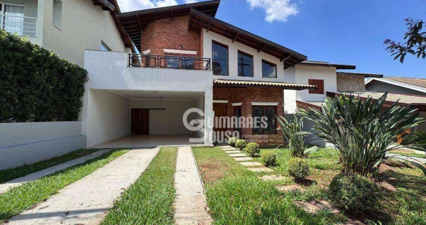 Imóvel de Alto Padrão para Locação no Condomínio Reserva Colonial, Valinhos – 4 Suítes, Salão de Festas, Lazer Completo e 6 Vagas de Garagem