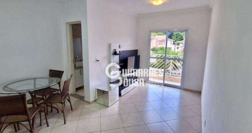 Oportunidade! Apartamento com 2 quartos, sendo 1 Suíte e Armários, e 1 vaga coberta  em Condomínio Tranquilo – Vinhedo/SP