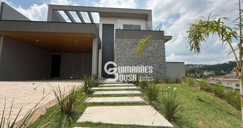 Casa nova em final de construção com piscina, 3 suítes e gourmet no condomínio recanto dos paturis – vinhedo/sp