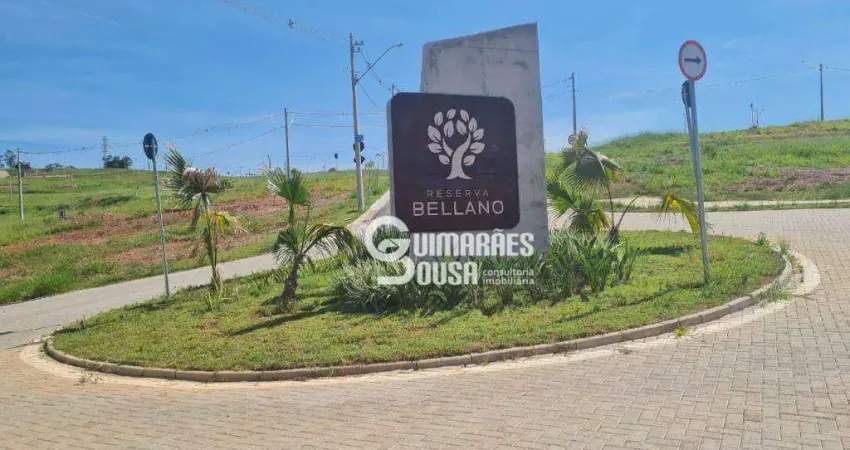 Terreno à venda no residencial reserva bellano – itatiba/sp